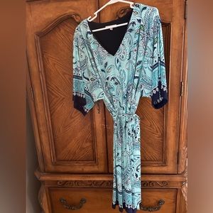 A Sandra Darren 2X Dress with Tie